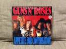 Guns N Roses Appetite for White Vinyl LP Record EX