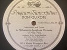 Sir Thomas Beecham, NY Phil Or Victor Program Transcription L-11633-35: STRAUSS
