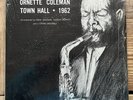 Ornette Coleman 'Town Hall · 1962' ESP-Disk' ESP-1006 A/B Stereo 1965