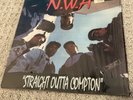 N.W.A Straight Outta Compton 1988 ORIGINAL PRESSING LP SL-57102 SRC VG+