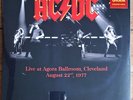 AC/DC – live at agora ballroom, cleveland 1977 vinyle 180 gr orange Dor NEUF