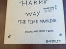 THE TIME MACHINE LP Harm's Way Rare Unknown 1980s Private Psych Punk Scuzz LP
