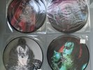 KISS Picture Disc Vinyl Set of  4 x7” Interview with Gene Simmons Paul Stanley
