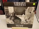 NIRVANA - BLEACH 1992 GREEN MARBLED SPLATTER COLORED VINYL SUB POP W/STICKER