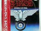 SAXON WHEELS OF STEEL CARRERE P10870G Japan OBI PROMO VINYL LP
