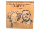 Verdi La Traviata Sutherland Pavarotti Bonynge 3 LPs 33RPM Set & Booklet