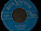 LITTLE RICHARD: get rich quick / thinkin' about my mother RCA 7