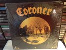 CORONER R.I.P. DEATH METAL VINYL '87 NOISE OG W/INSERT ATHEIST SADUS CARCASS OOP