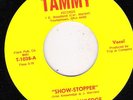 IRON KNOWLEDGE  TAMMY 1038 SHOW STOPPER VG ++    45 RPM