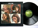 THE BEATLES LP ' LET IT BE ' MFD IN UK EXPORT FOR FRANCE - 1973 - EX