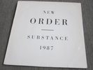 NEW ORDER  Substance  2 LP SET GERMAN EMBOSSED, BASS CLEF ON LABELS SIDE B/D