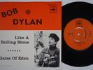 BOB DYLAN Like A Rolling Stone RARE Sweden Norway 45 swedish norwegian HEAR