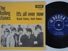 ROLLING STONES It's All Over Now RARE Denmark 45 YELLOW VARIANT danish HEAR