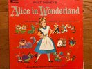Alice in Wonderland LP Disneyland DQ1208 1963 2nd Press Black & White Back Cover