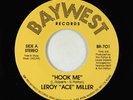 Modern Soul Boogie 45 - Leroy Ace Miller - Hook Me - Baywest VG+
