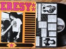 Concrete Sox / Heresy – UK 1987 2nd pressing 'Split' LP +Inner. Earache MOSH 002