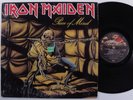 IRON MAIDEN Piece Of Mind CAPITOL LP with merch insert q