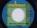 Northern Soul 45 J.J. BARNES Baby Please Come Back Home GROOVESVILLE HEAR h