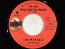 Reggae 45 - Maytals - 54-46 Was My Number - Shelter VG+