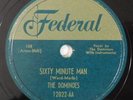 THE DOMINOES Sixty Minute Man, I Can't Escape From You FEDERAL 78 doo wop r&b