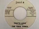 Northern Soul 45 TRUE TONES That's Love / He's Got The Nerve Josie Promo HEAR NM