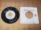 hand signed 1980s VG+ Simon & Garfunkel  Wake Up Little Susie / Me And Julio 45