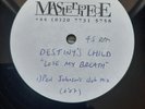 Destiny's Child Lose My Breath Masterpiece 12 Inch Acetate Record Beyonce Rare