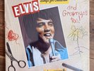 ELVIS PRESLEY - ELVIS SINGS FOR CHILDREN AND GROWNUPS TOO LP - RARE - REISSUE