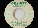 C&W Bopper 45 - Tuttle Sisters - Middle Of The Night - Granite - obscure
