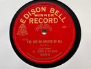 AL TABOR & HIS BAND - ‘I’VE GOT NO SWEETIE AT ALL’ EDISON BELL WINNER 78 EE+