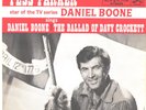 FESS PARKER-PICTURE SLEEVE + 45--(DANIEL BOONE/DAVY CROCKETT)--PS--PIC--SLV
