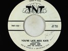 Rockabilly 45 - Jimmy Dee & Offbeats - You're Late Miss Kate/Here I Come - TNT