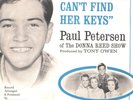 PAUL PETERSeN-RARE PICTURE SLEEVE + PROMO 45-(SHE CAN'T FIND HER KEYS)--PS--PIC-