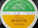 Pick Of The Pops 344 LP 1971 BBC Transcription VG+ Hollies Loudon Wainwright