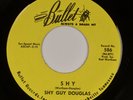 SHY GUY DOUGLAS: Shy / Midnight Soul US Bullet ’69 Funky R&B Blues 45 NM HEAR