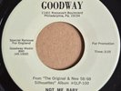 SILHOUETTES - Not Me Baby - GOODWAY - 60's NORTHERN SOUL - 70's Reissue