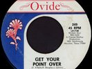 SEBASTIAN WILLIAMS Get Your Point Over 45 Ovide Rare 1970 Texas Crossover Soul