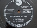 ELVIS PRESLEY - Wear My Ring/Don Cha Think It's. UK RCA 78'. 1958 Rock & Roll Ex
