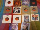 12 X ABBA   ATLANTIC RECORDS ONE OF US / THE VISITORS   USA VGC SEE LISTING