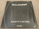 DISCHARGE - SOCIETY'S VICTIMS VOL 1 - RARE DOUBLE VINYL LP RECORD ALBUM - SEALED