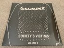 DISCHARGE - SOCIETY'S VICTIMS VOL 2 - RARE DOUBLE VINYL LP RECORD ALBUM - SEALED