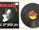 Metallica Metal Up Your Ass marbled black coloured Vinyl LP