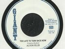 ELLIS, Alton/AUGUSTUS PABLO - Too Late To Turn Back Now - Vinyl (7