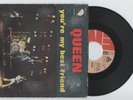QUEEN 45 giri YOU'RE MY BEST FRIEND / '30 Emi 1975 ITALY VG+/G+