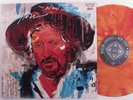 WAYLON JENNINGS New Stuff BCR LP NM orange marble vinyl s