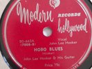 John Lee Hooker & His Guitar ‎– Hobo Blues / Hoogie Boogie (Modern 20-663)