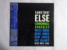 Cannonball Adderley Somethin' Else Blue Note TOJJ-6501 Japan Audiophile  LP OBI