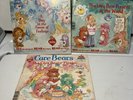 3 Total Care Bears Vinyl Read A Long Books WITH Records Kid Stuff