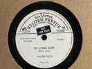 78Rpm, Blues, Walter Davis 'So Long Baby / Trouble Be' RCA Victor DJ Copy E