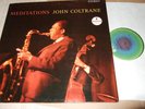 JOHN COLTRANE : MEDITATIONS MONO LP 1975 IMPULSE A-9110 USA